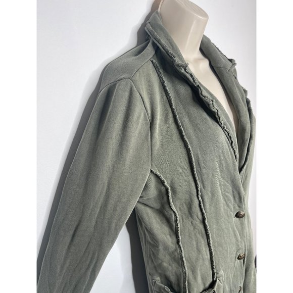 Free People Effortless Knit Jacket Green size small - Picture 6 of 10